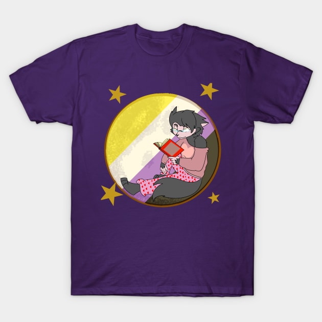 Nonbinary Werewolf! T-Shirt by StephGuzDoodles